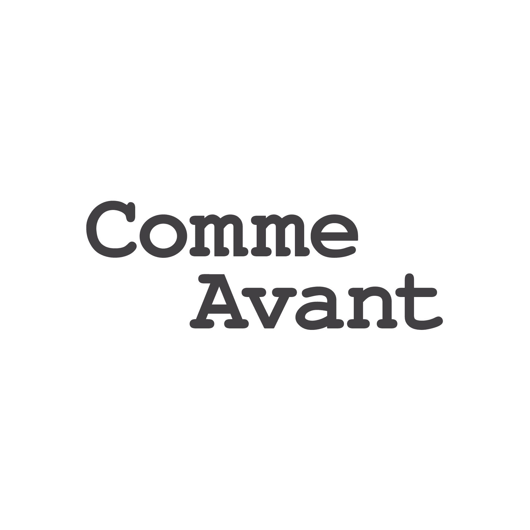 Comme Avant-logo