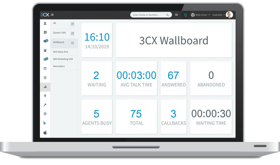 3CX Wallboard