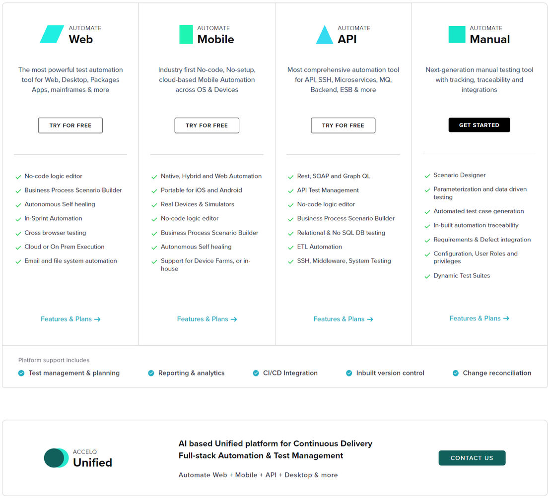 ACCELQ pricing