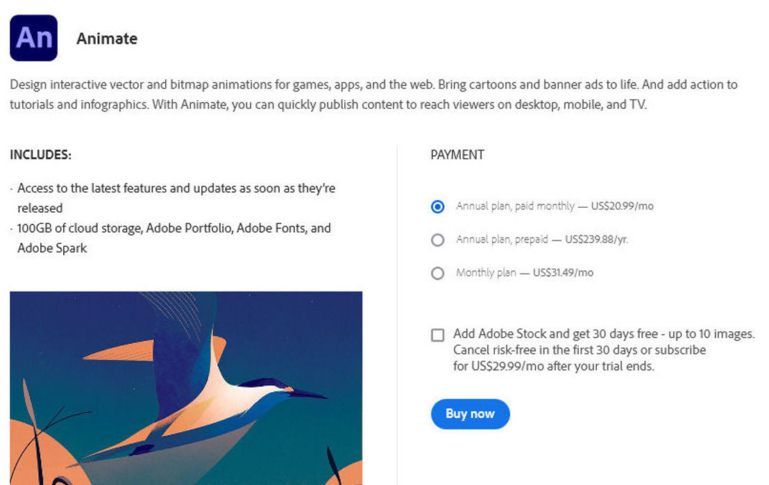 adobe-animate pricing