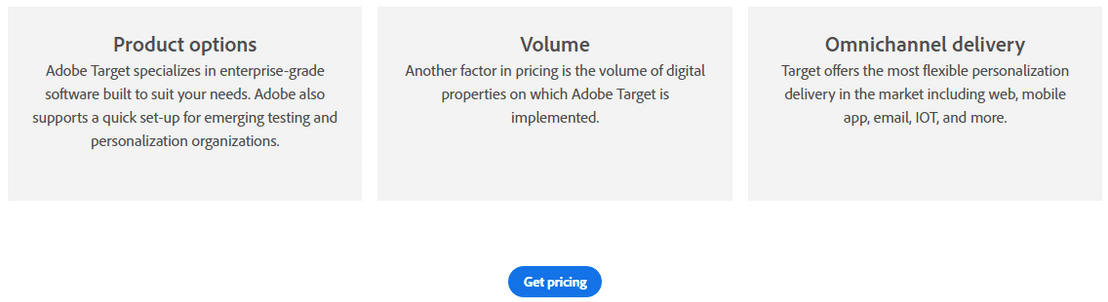 Adobe Target pricing