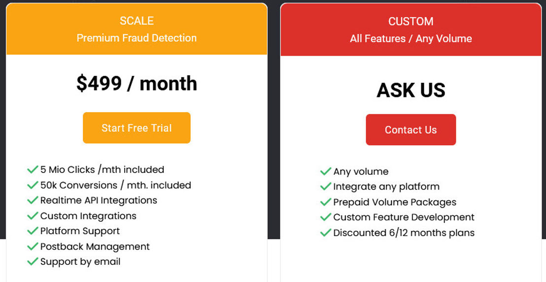 AdSecurity Platform pricing