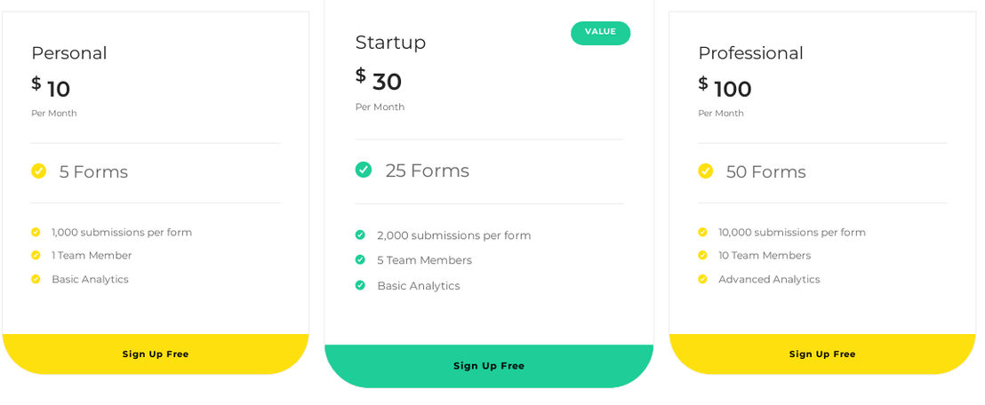 AgileForms pricing