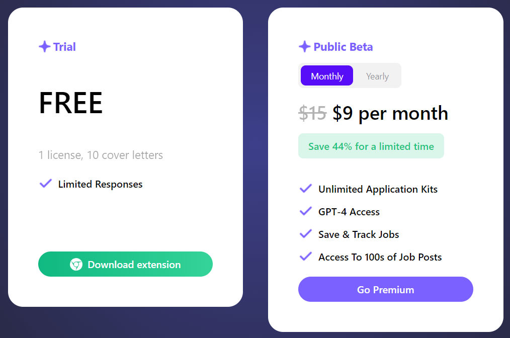 AIApply pricing