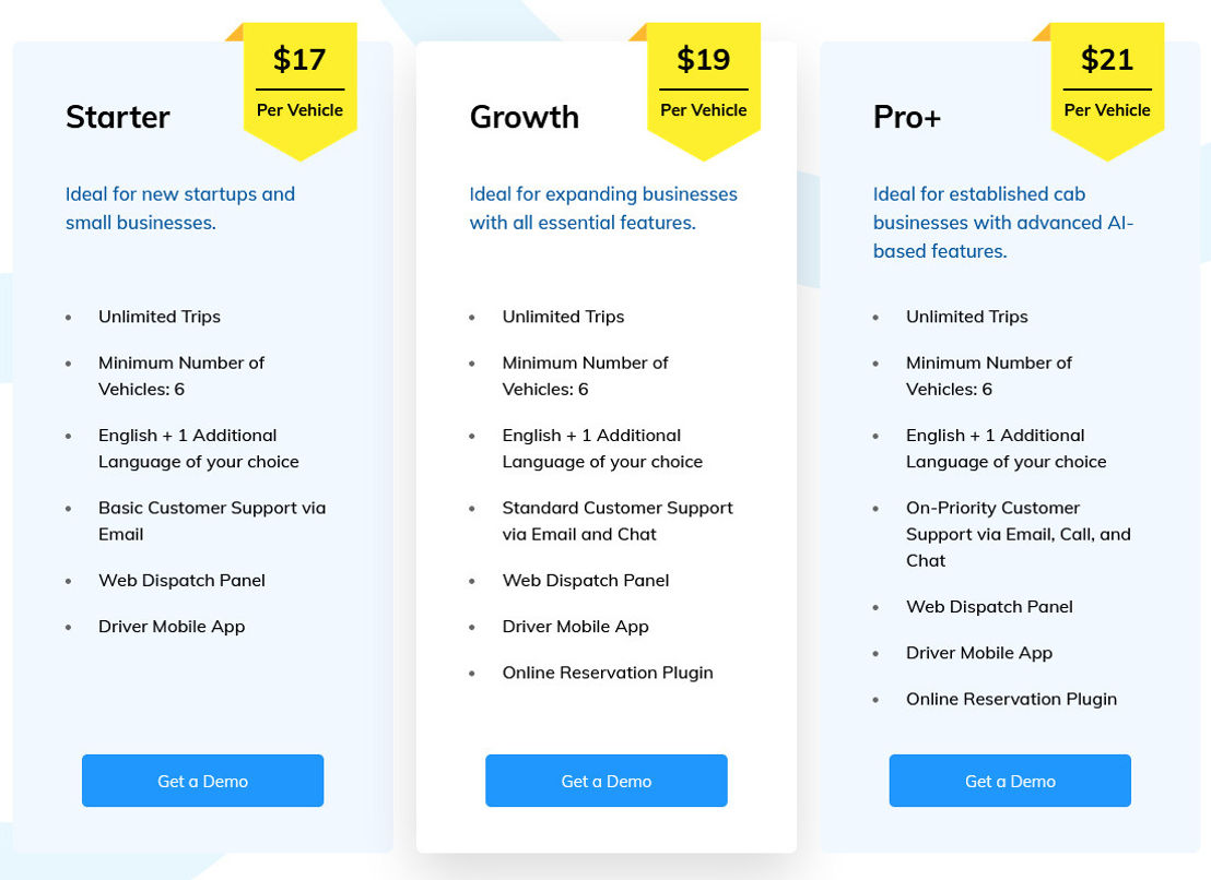 AllRide Cab pricing