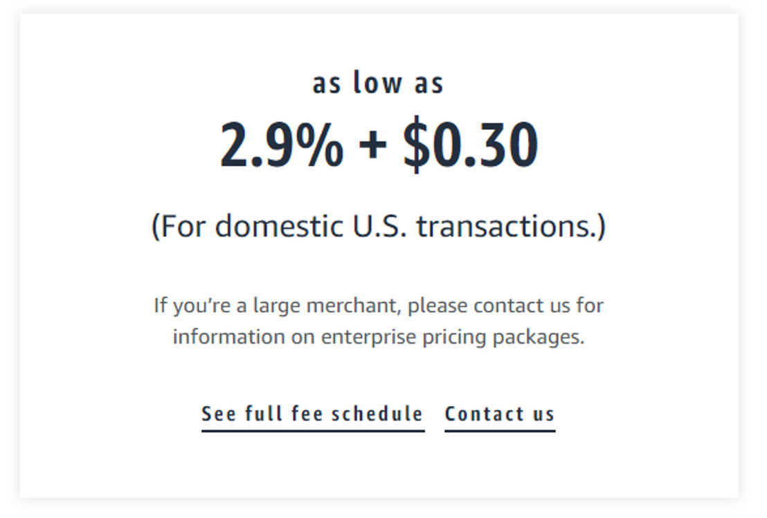 amazon-pay pricing