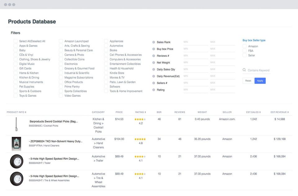 Product Database