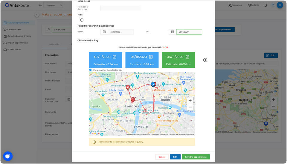 Map Appointment Making Antsroute-thumb