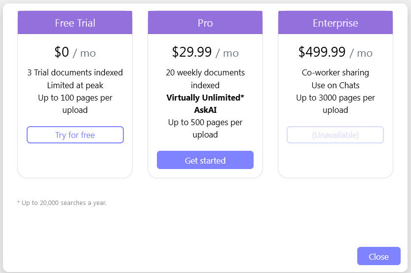 AnyQuestions.ai pricing