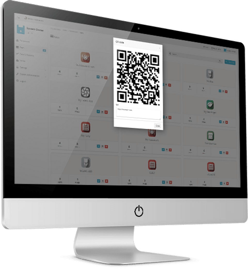 AppInduce : QR code screenshot