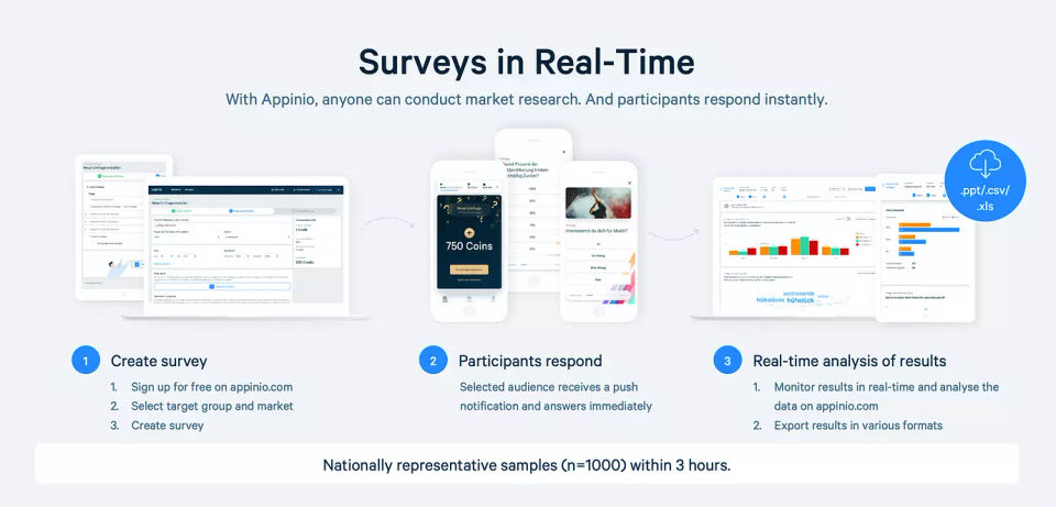 Surveys in Real-time