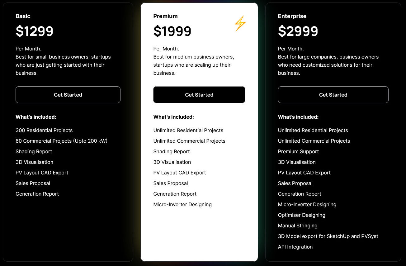 Arka Energy pricing