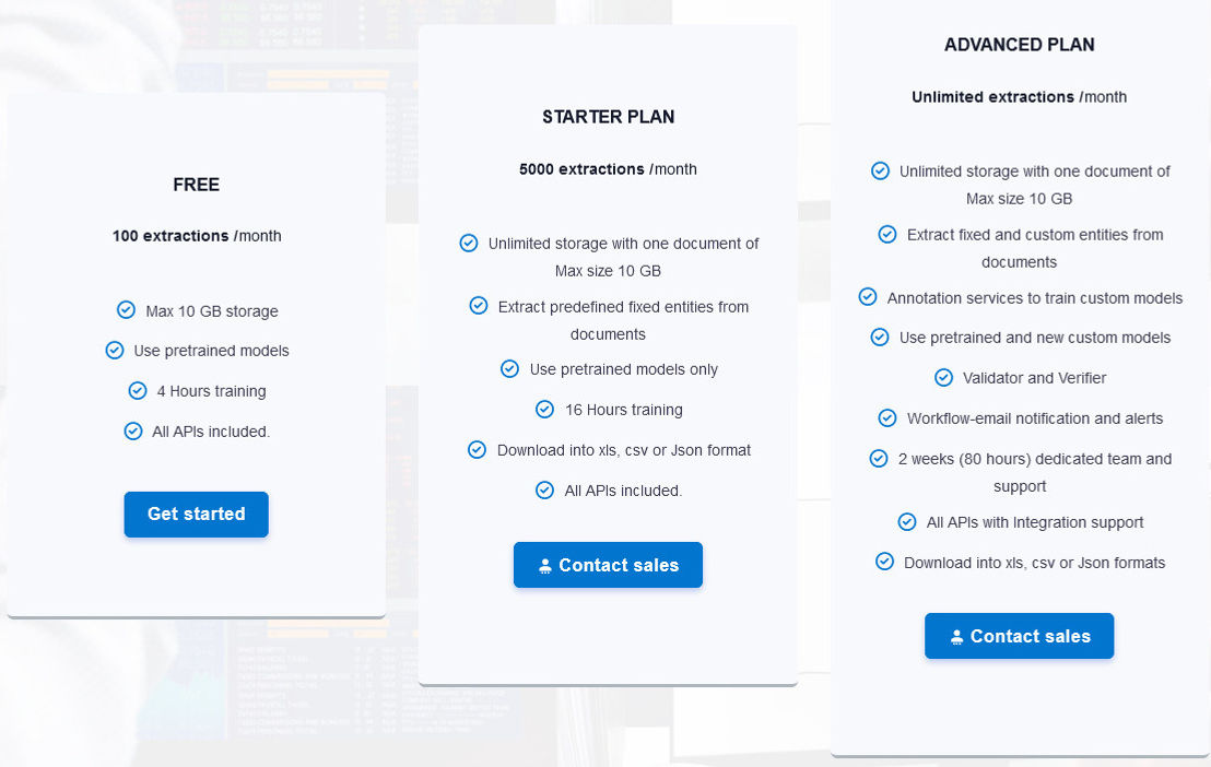 Artificio pricing