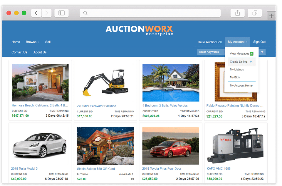 AuctionWorx Auction Software Website-thumb