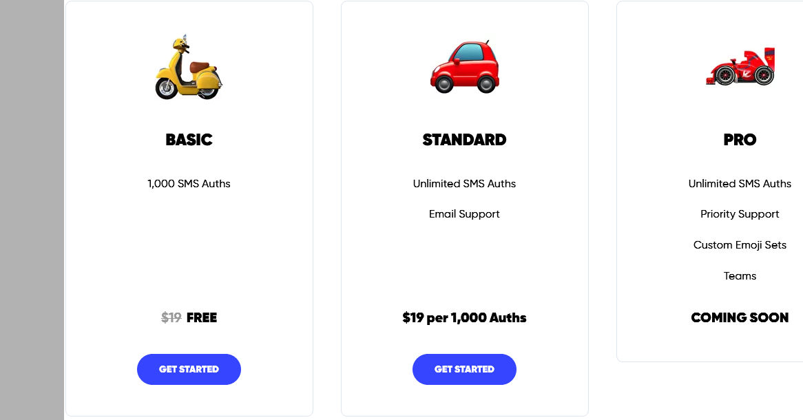 authmoji pricing