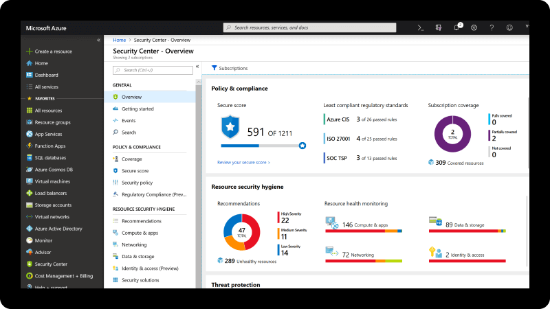 Portal-Azure-Security-Center