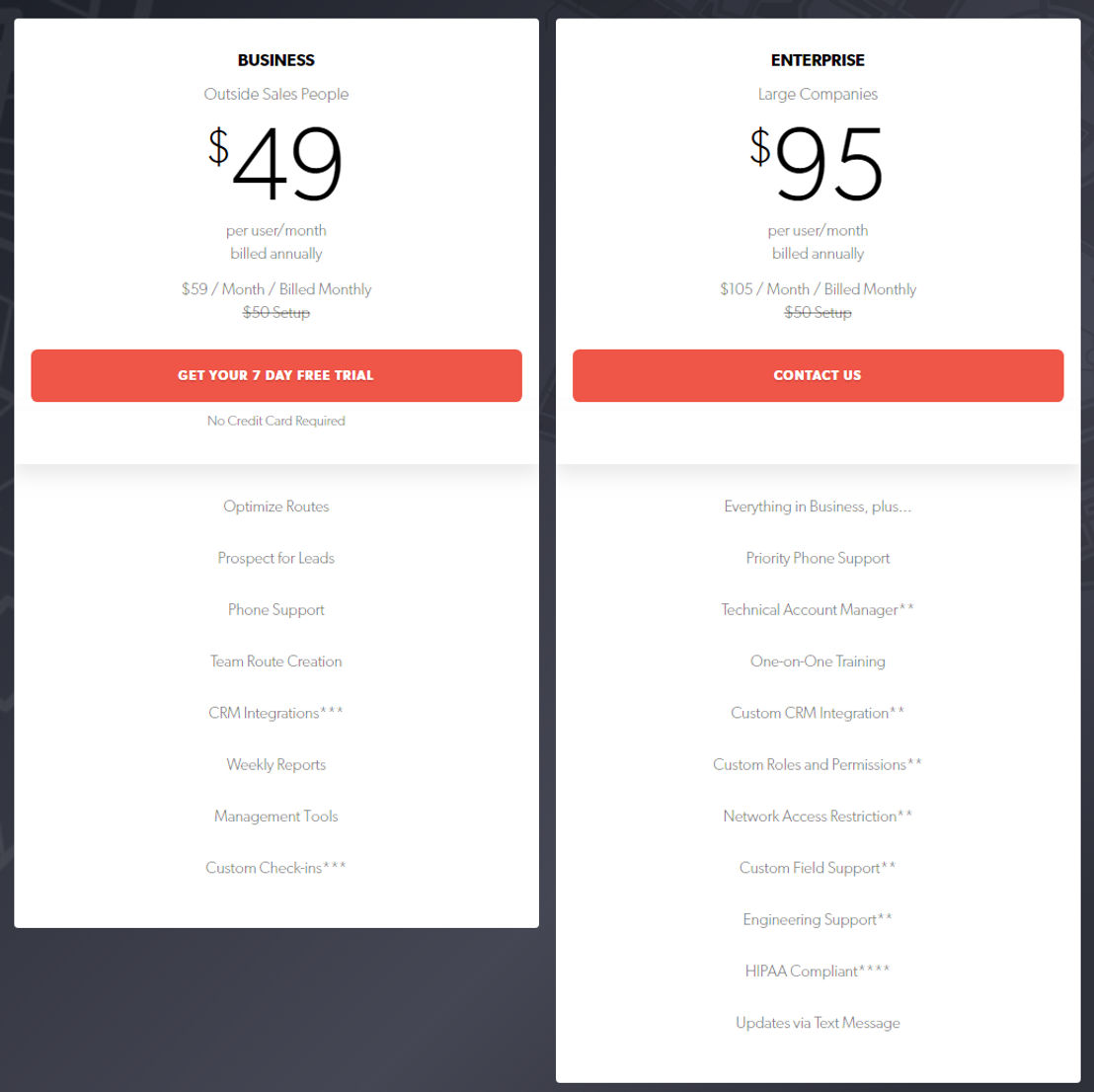 Badger Maps pricing