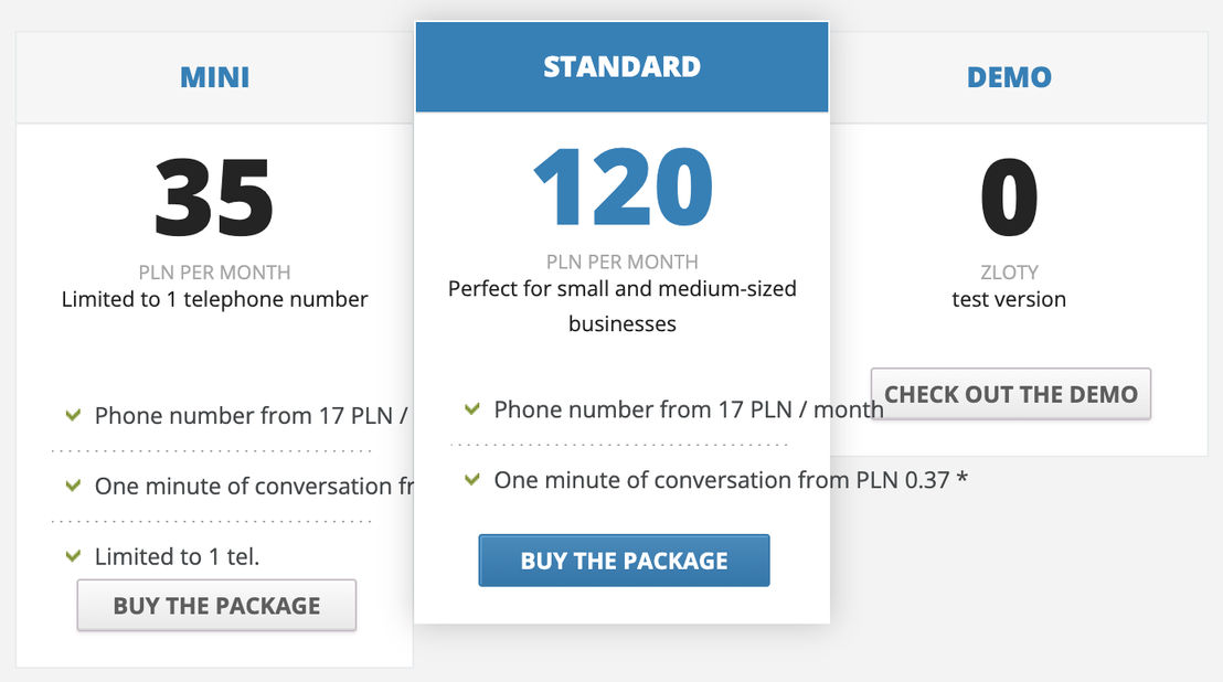 BenefitCall pricing