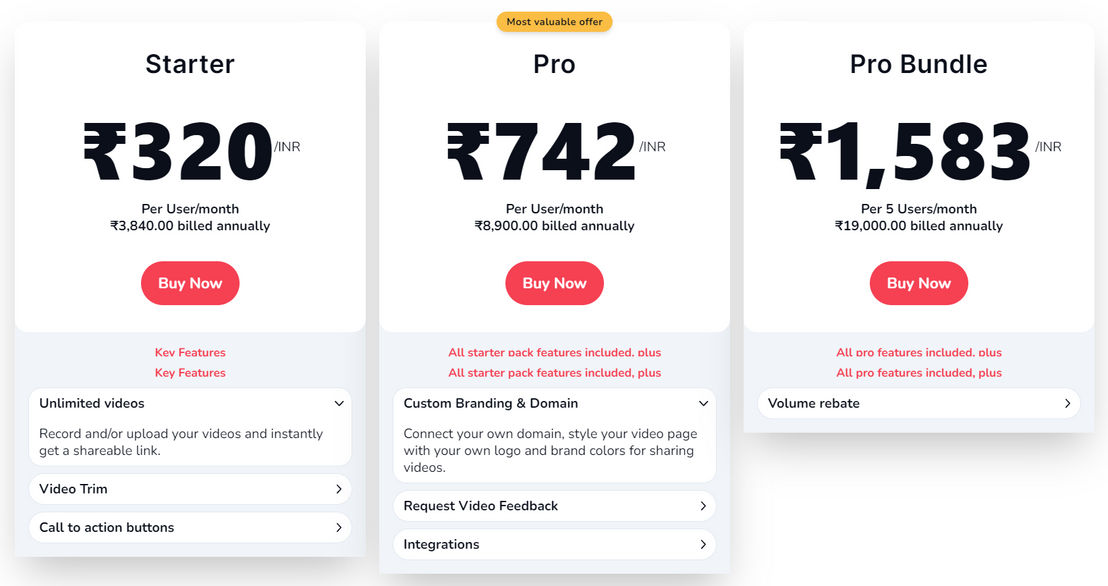 berrycast pricing