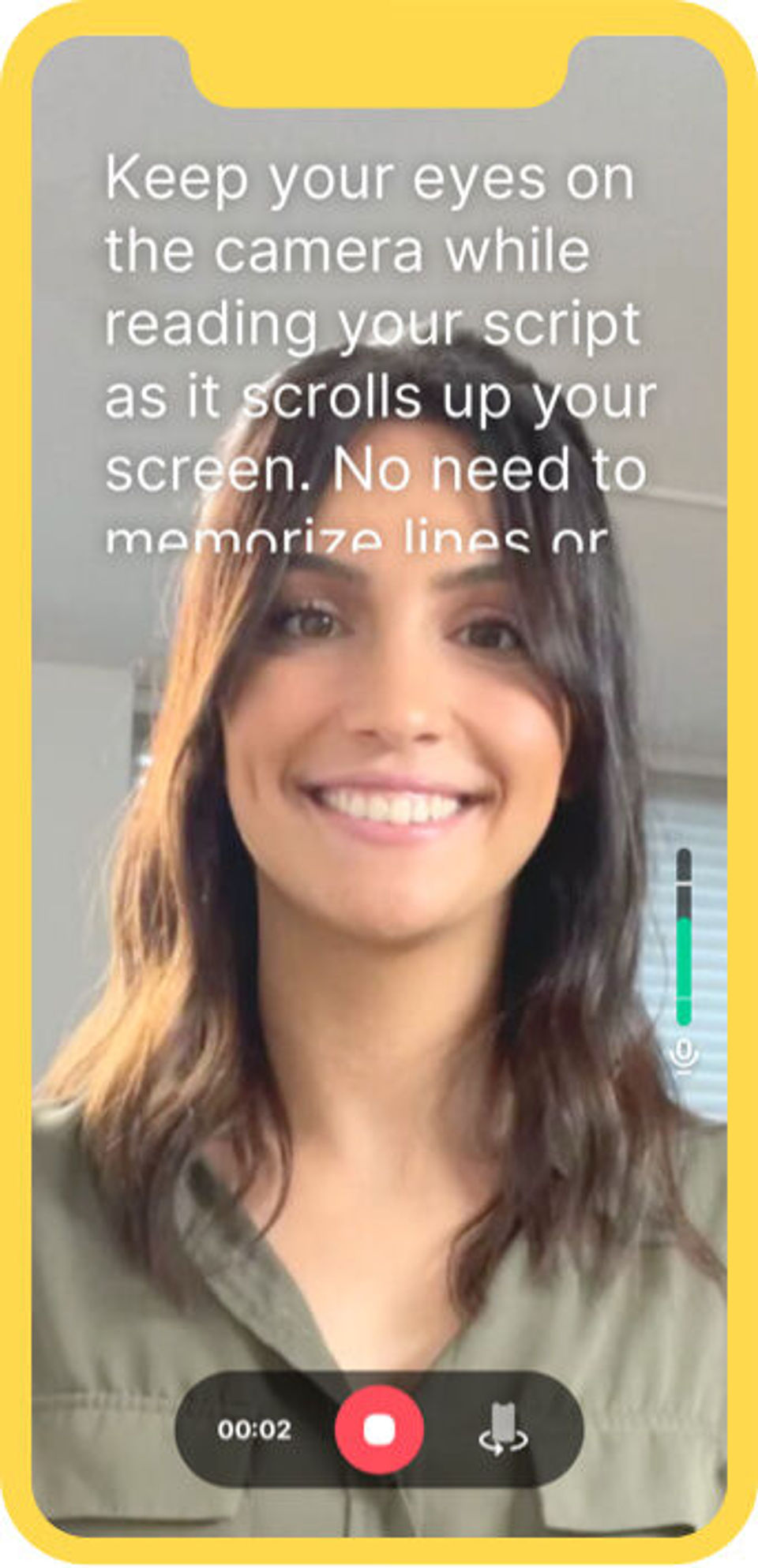 BIGVU : Teleprompter screenshot