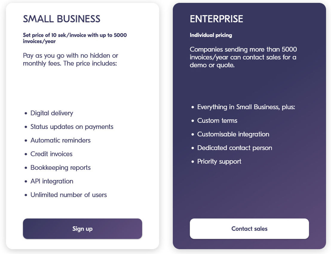 billogram pricing