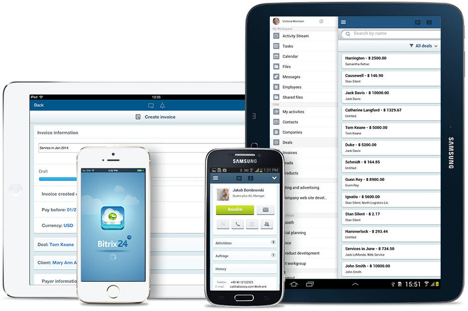 Bitrix24 screenshot: Mobile apps-thumb