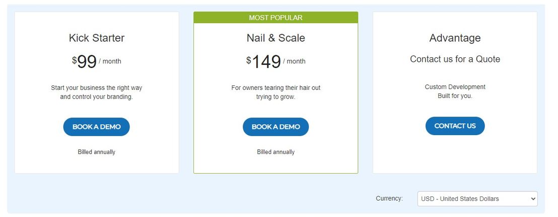 BookingTimes pricing