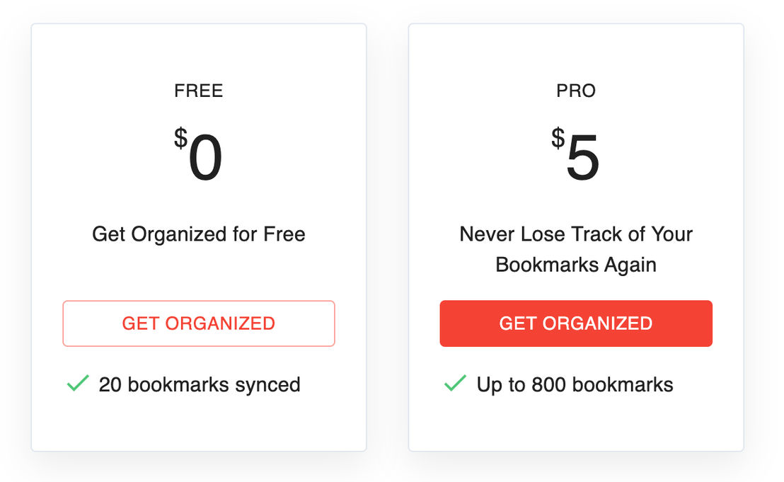 Bookmarkerr pricing