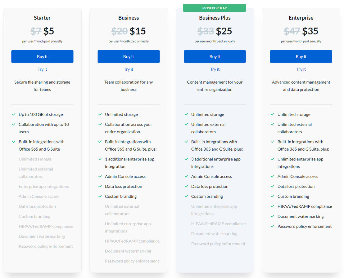 Box Shield pricing