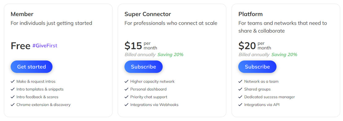 Bridge pricing