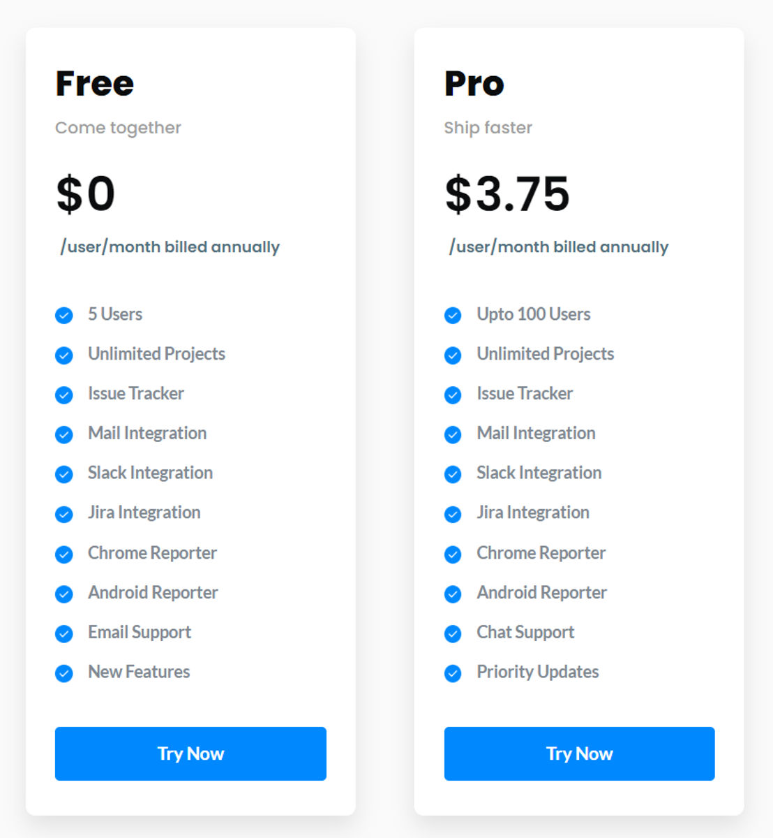 Bugasura pricing