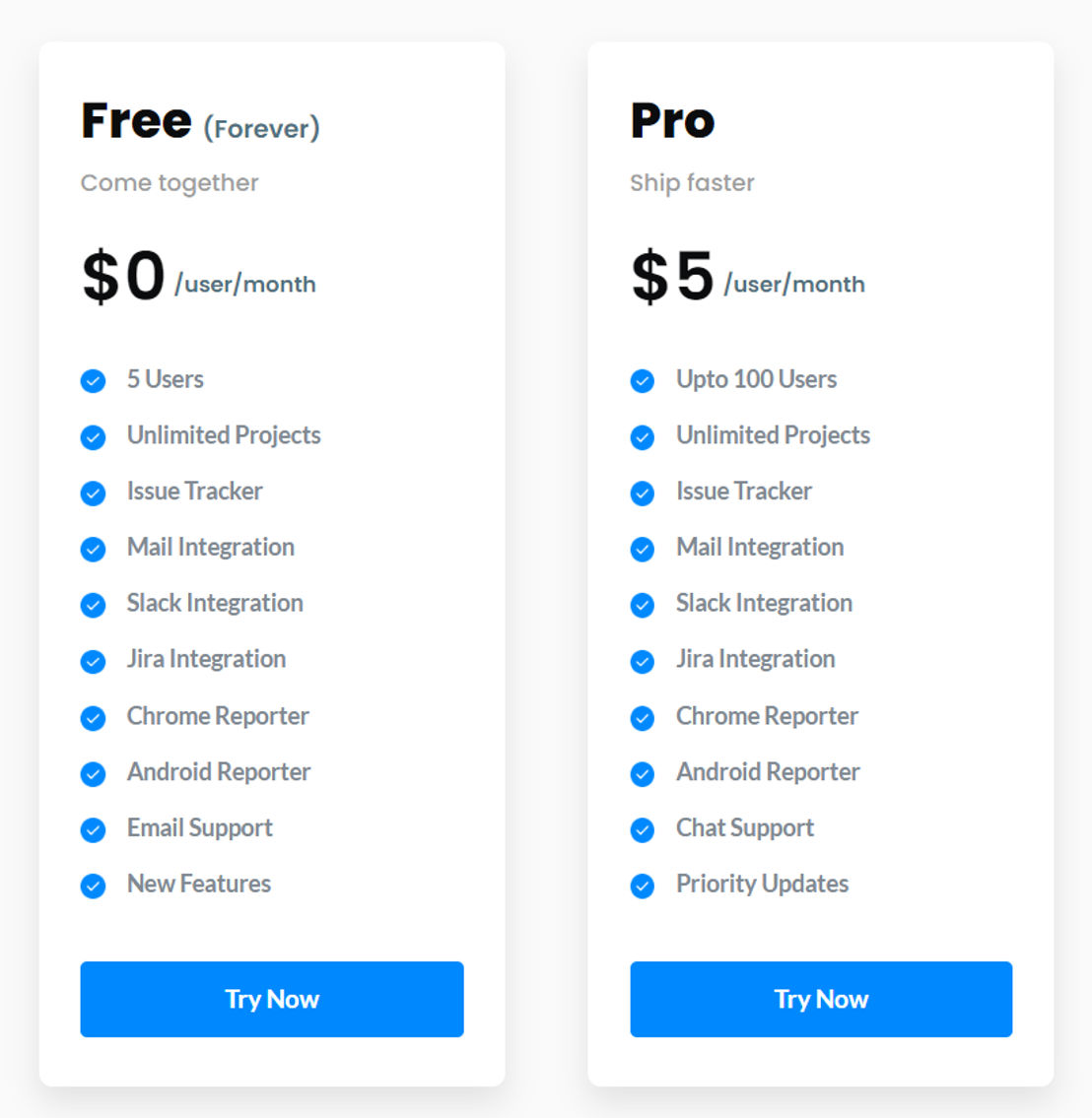 Bugasura pricing