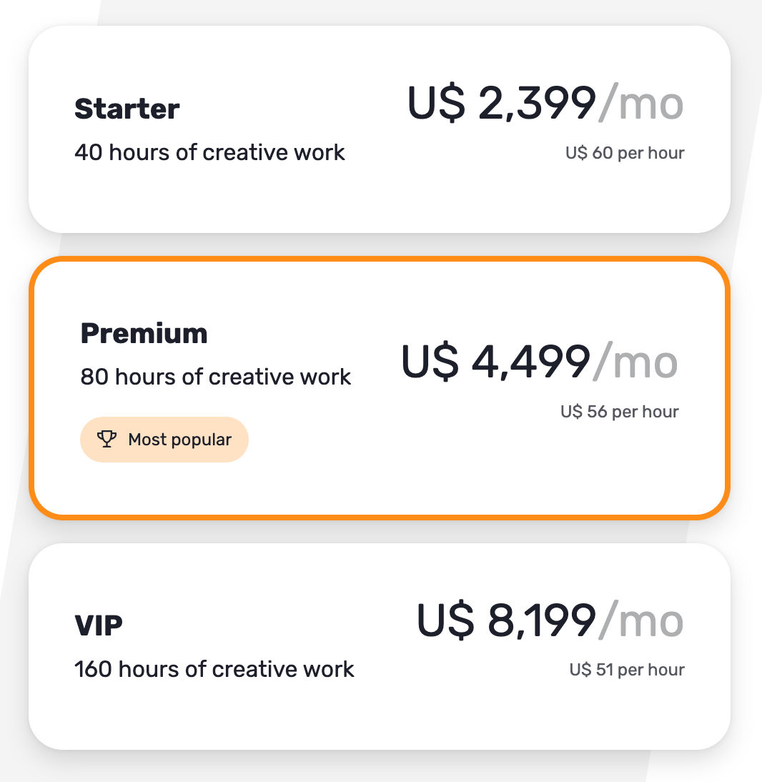 Bunny Studio pricing