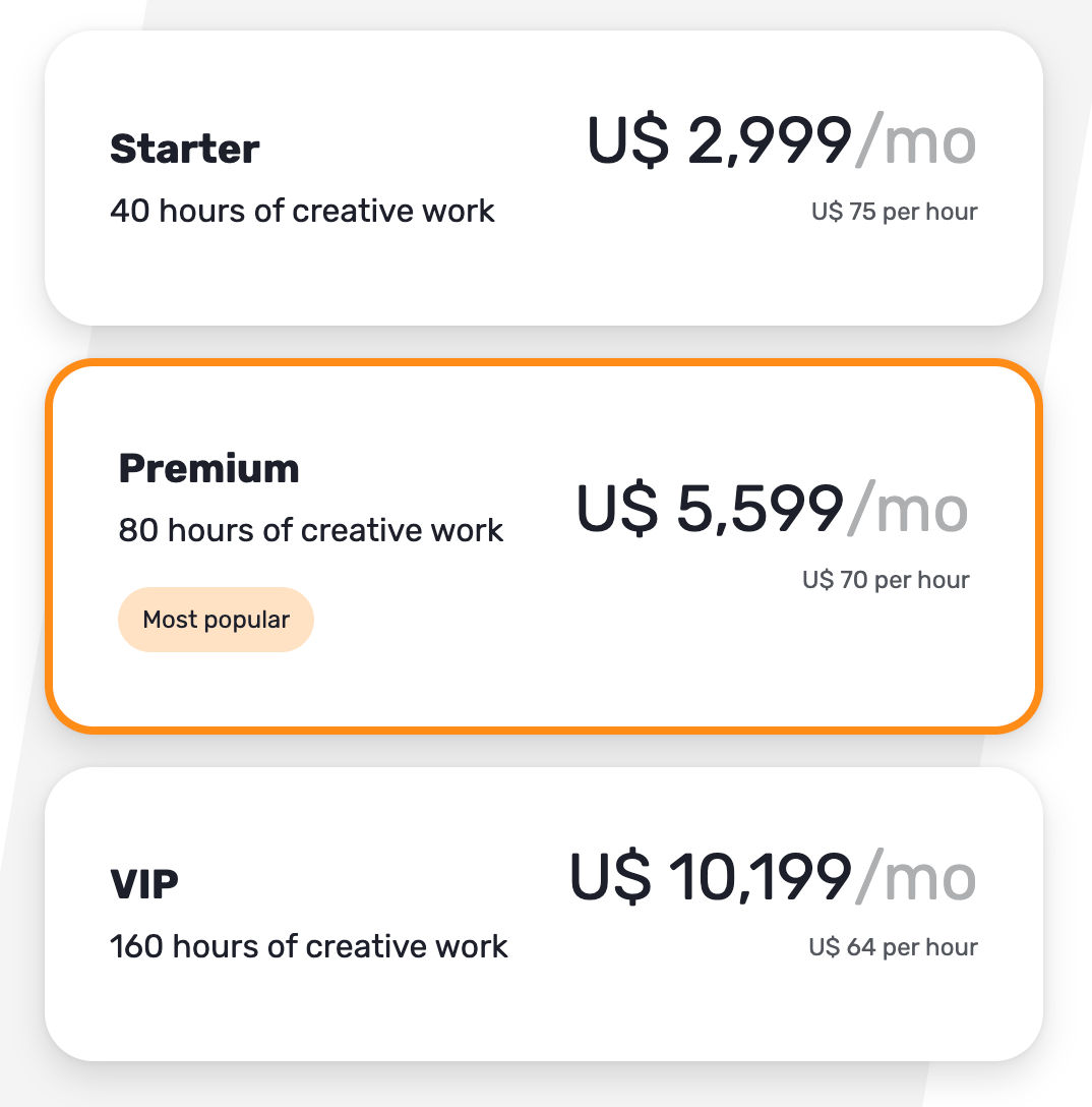 Bunny Studio pricing