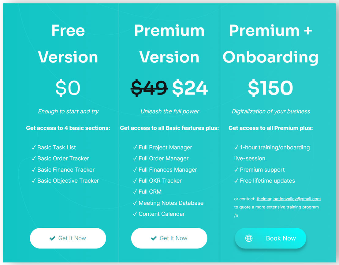 business-os-for-notion pricing