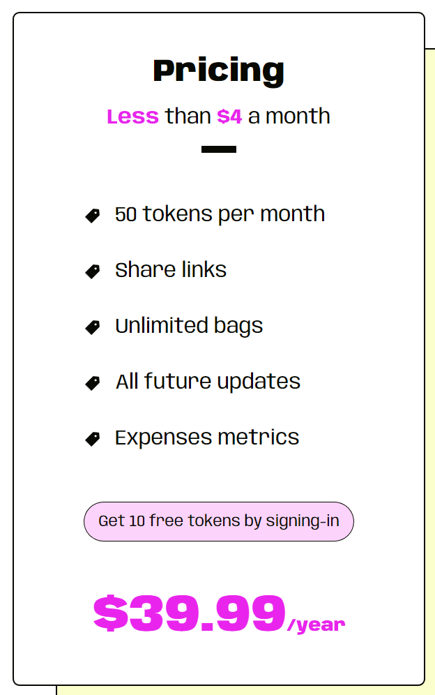 BuyLensAI pricing