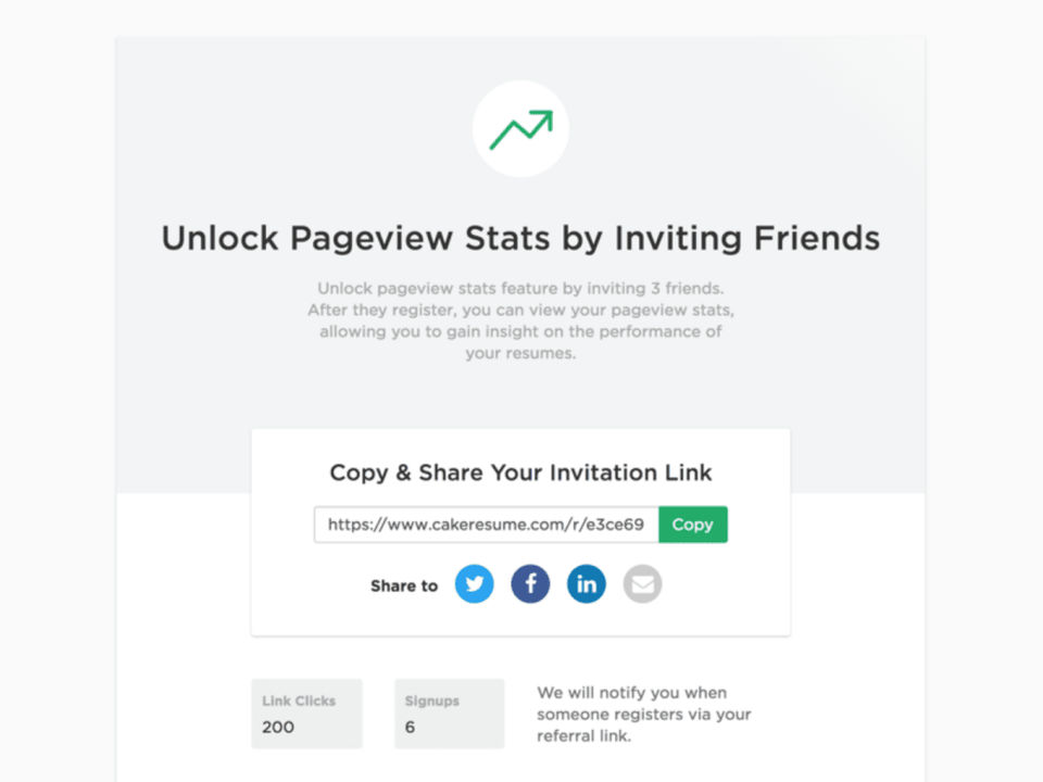 CakeResume Referral Program