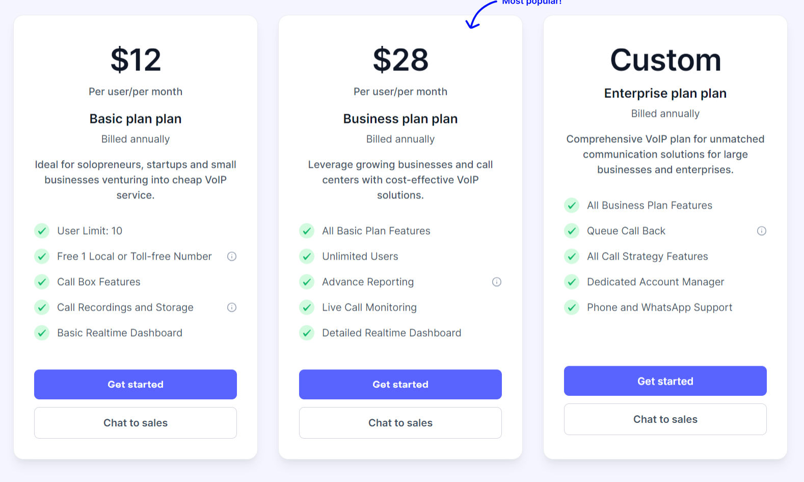 Calilio pricing