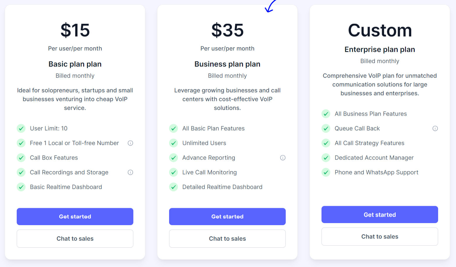 Calilio pricing