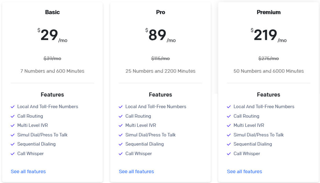 callmatrix pricing