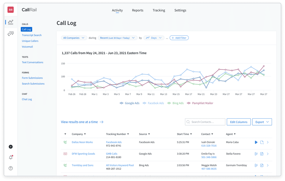 Call Tracking Call Log screenshot-thumb