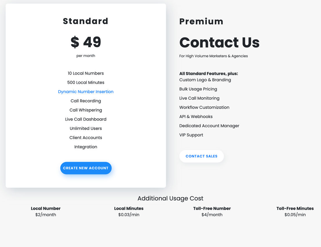 CallRoot pricing