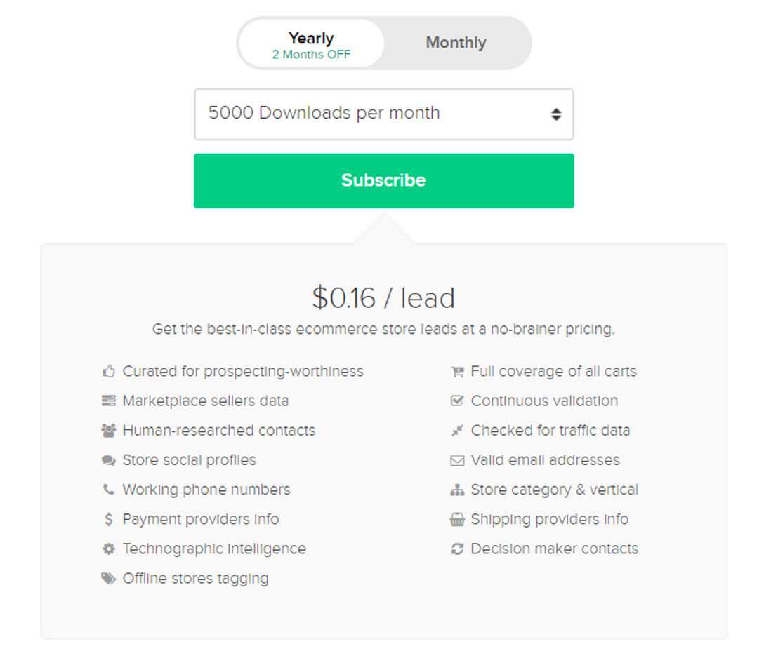 CartInsight pricing