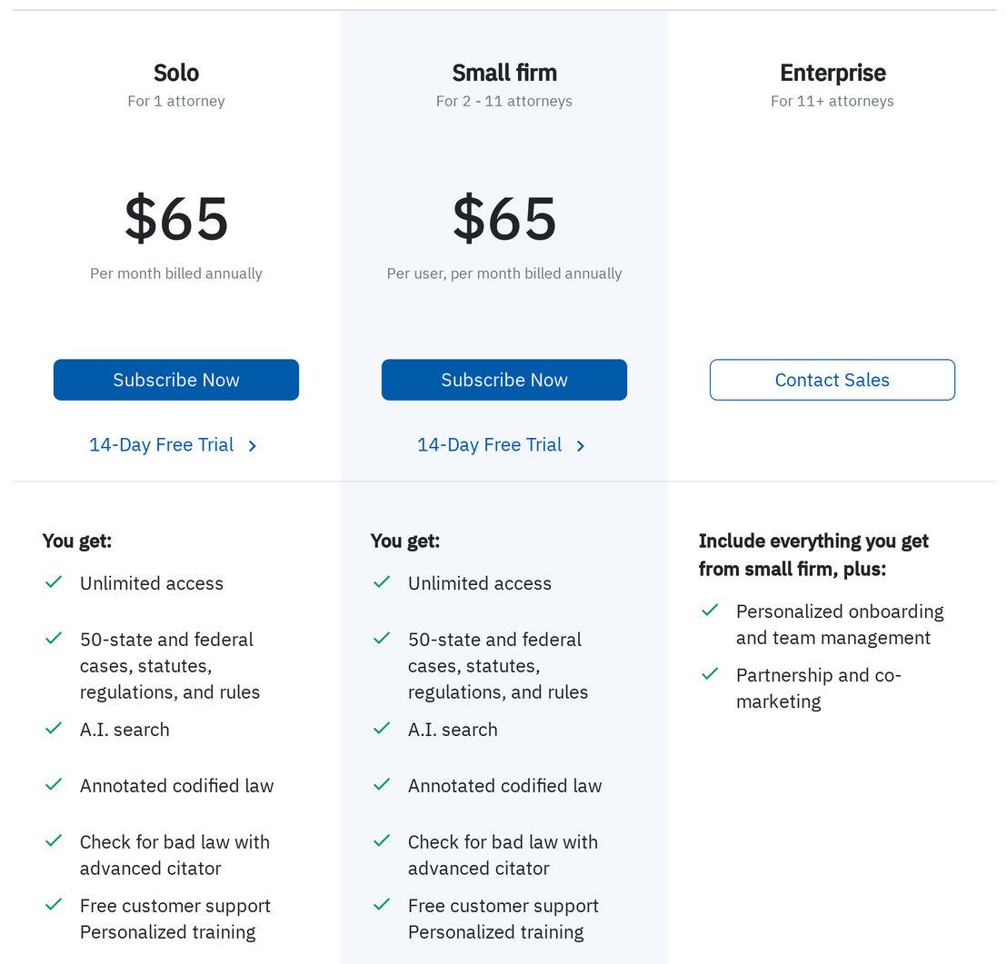 casetext pricing