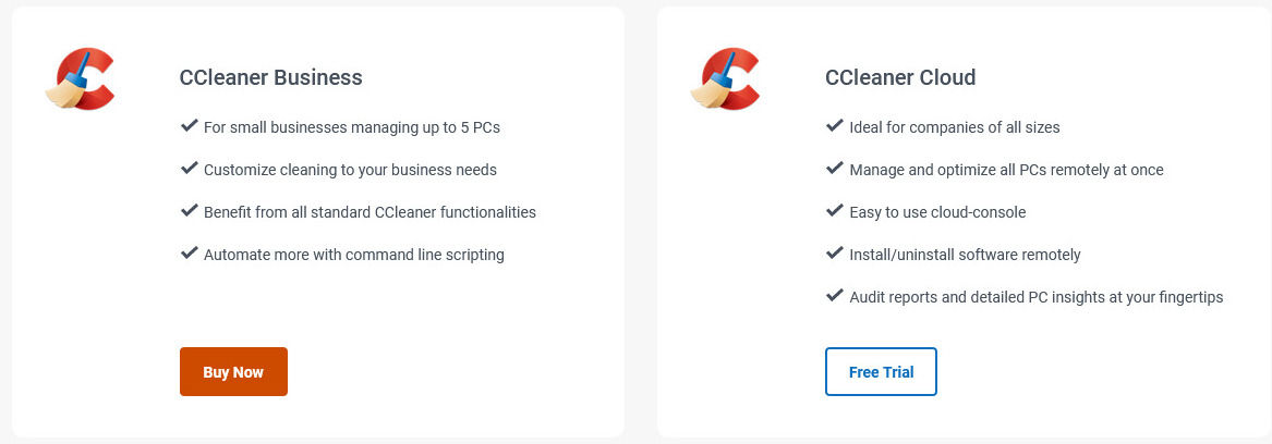 CCleaner pricing