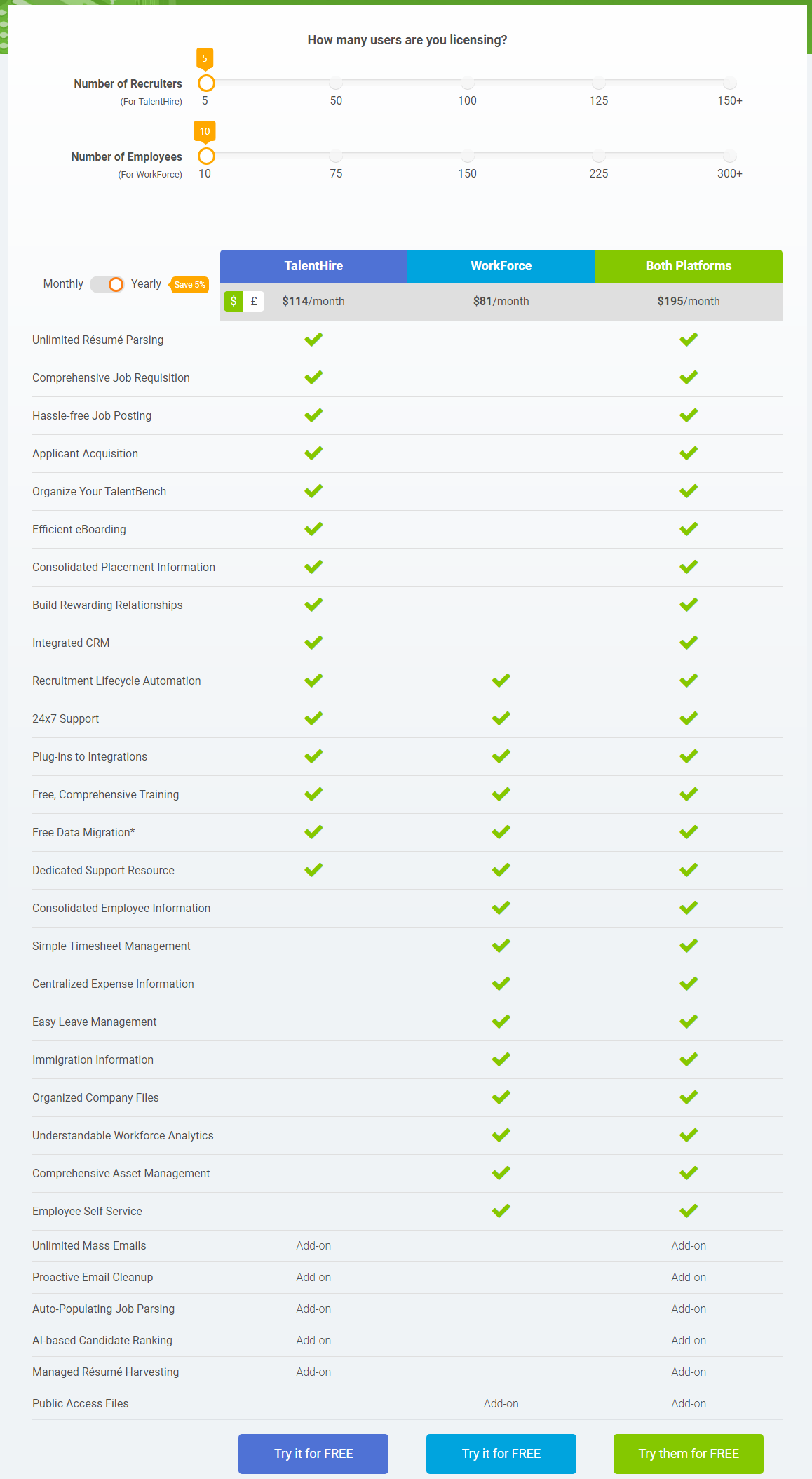 CEIPAL TalentHire pricing