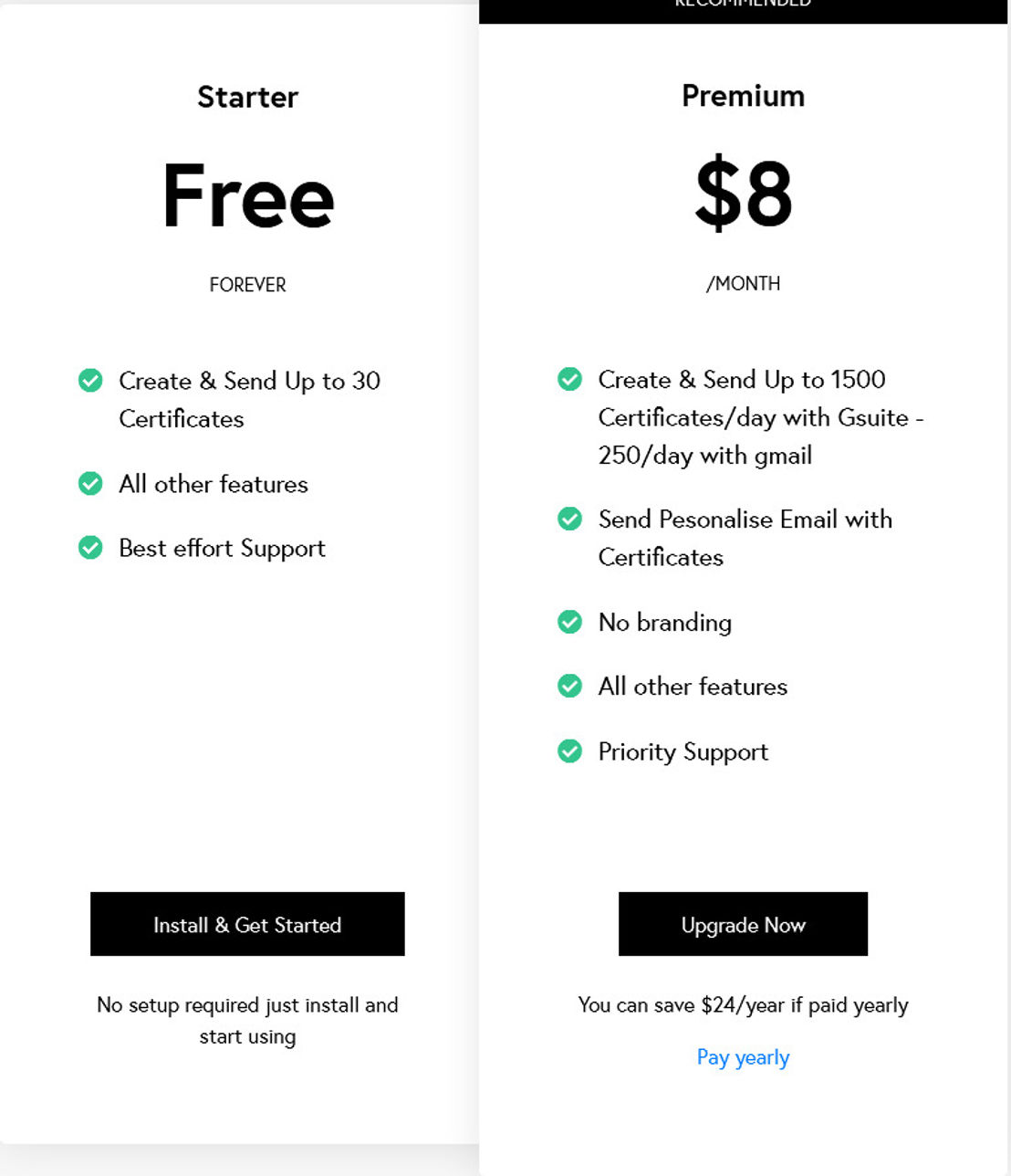 certifysimple pricing