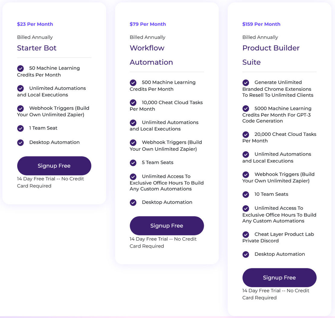 Cheat Layer pricing