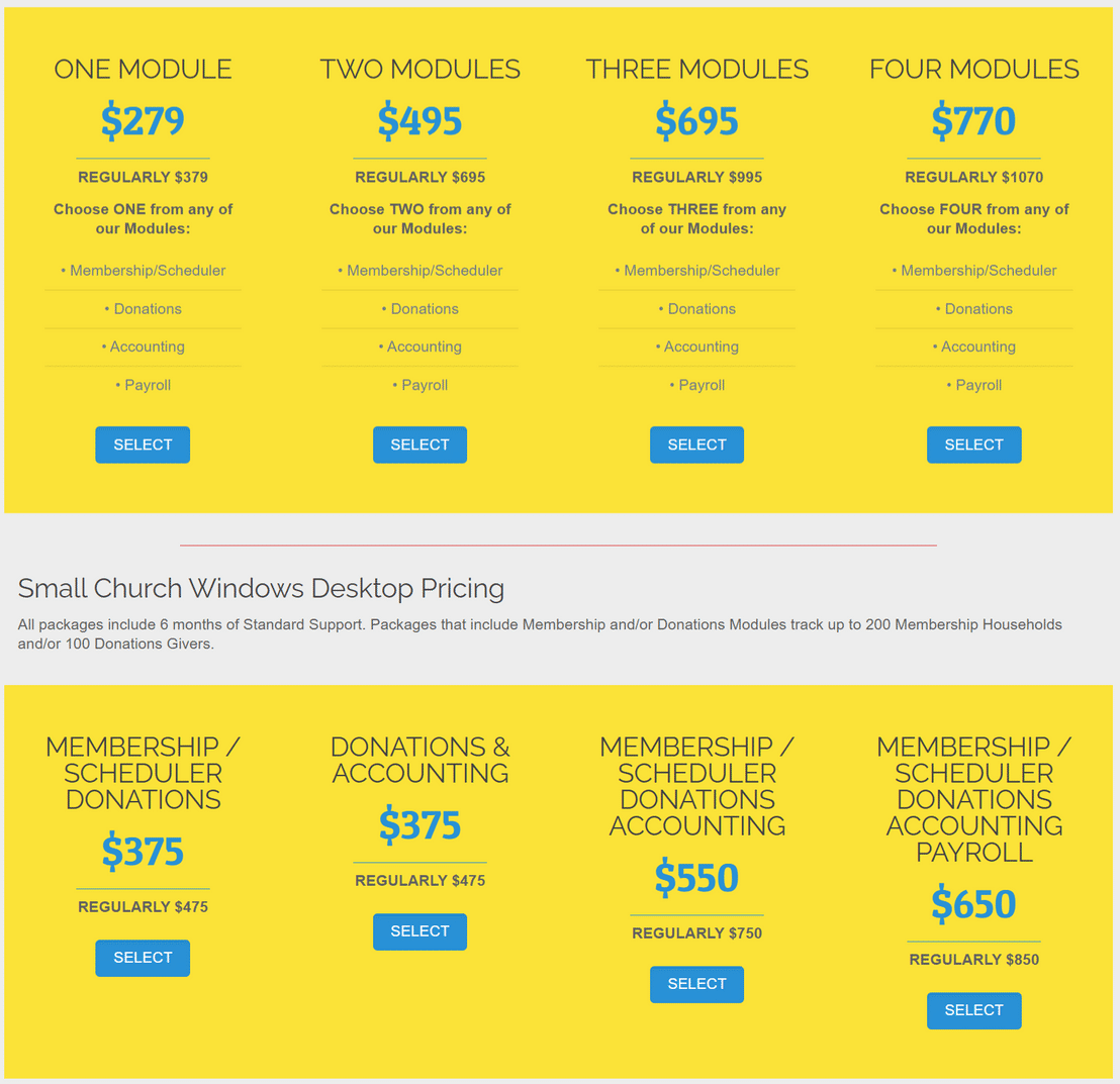 Church Windows pricing