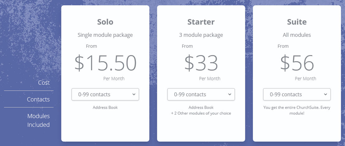 churchsuite pricing